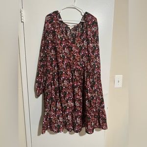 PLUS SIZE Terra & Sky floral dress